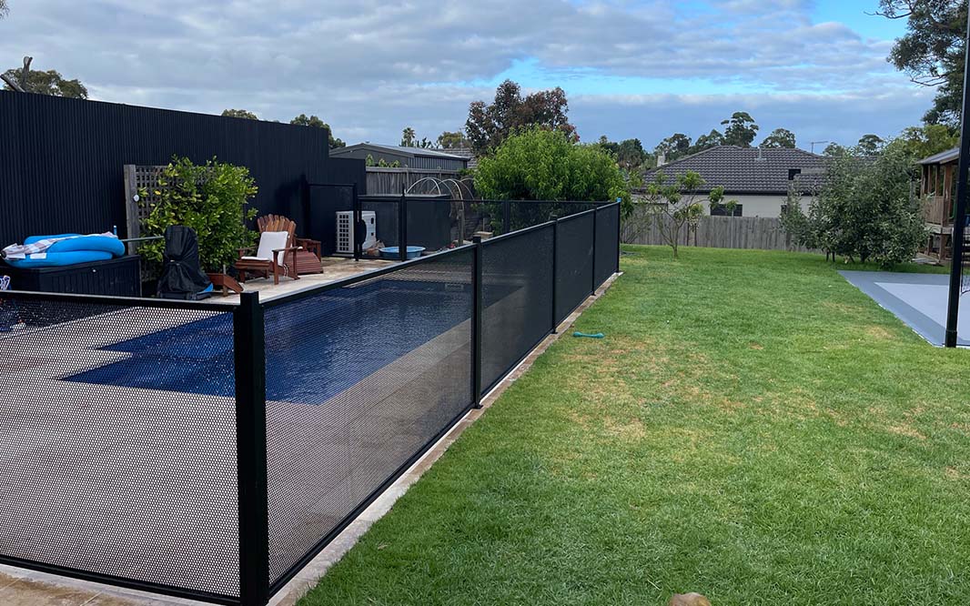 Aluminium Perforated Mesh Pool Fence