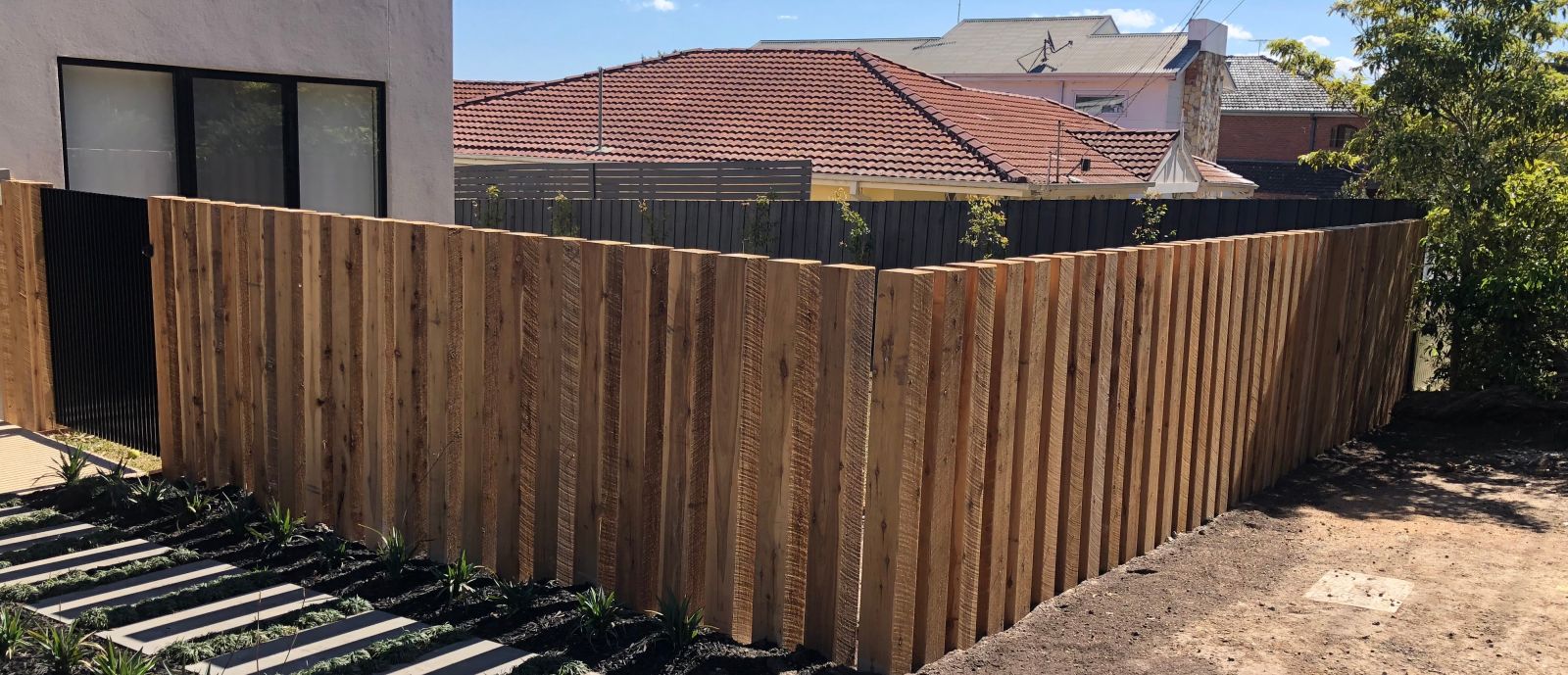 Security Fencing with Timber