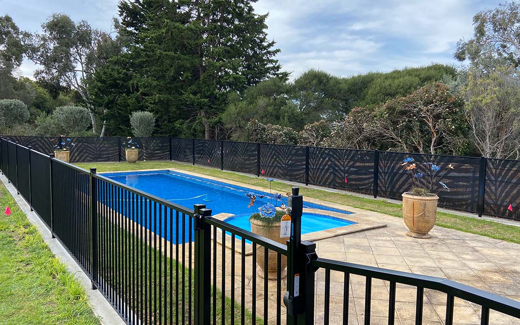 Aluminium Perforated Mesh Pool Fence