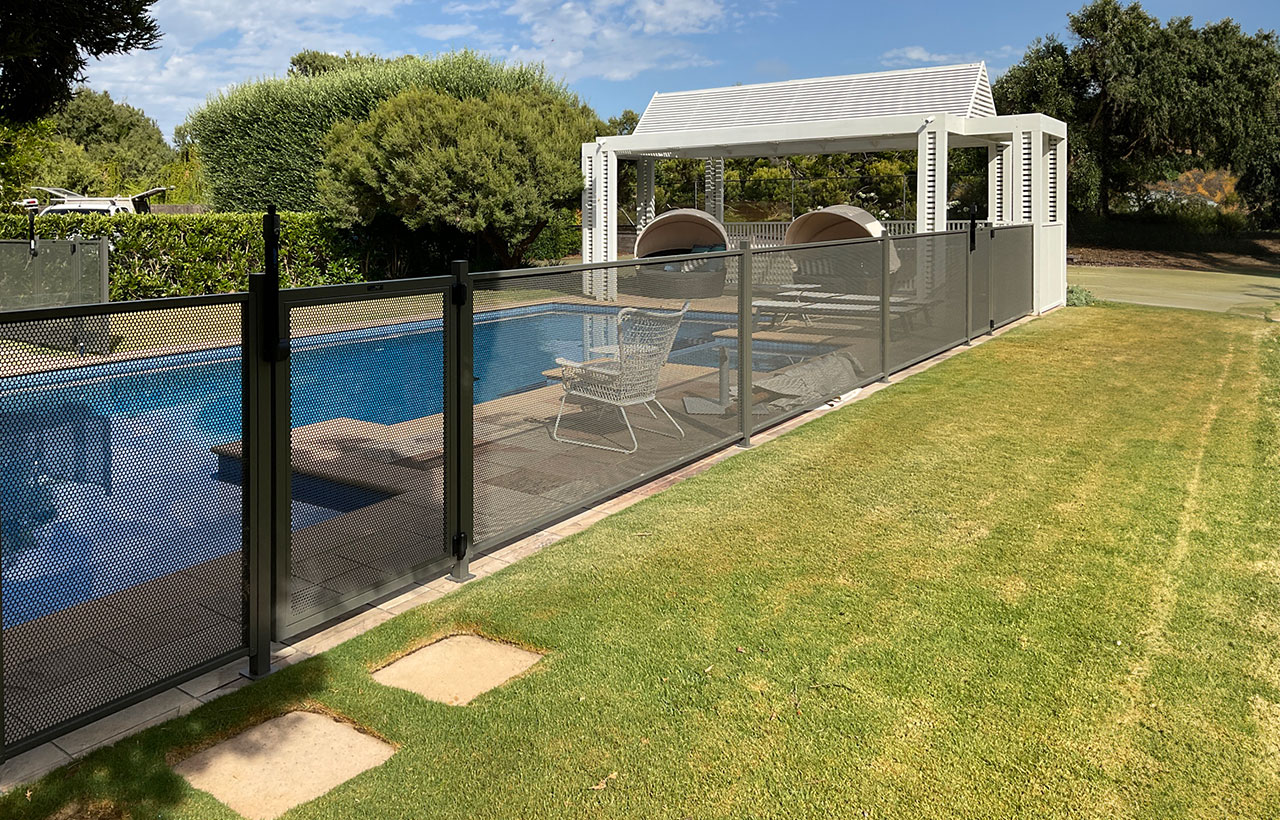Aluminium Perforated Mesh Pool Fence