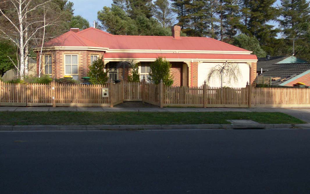 Security Fencing with Timber