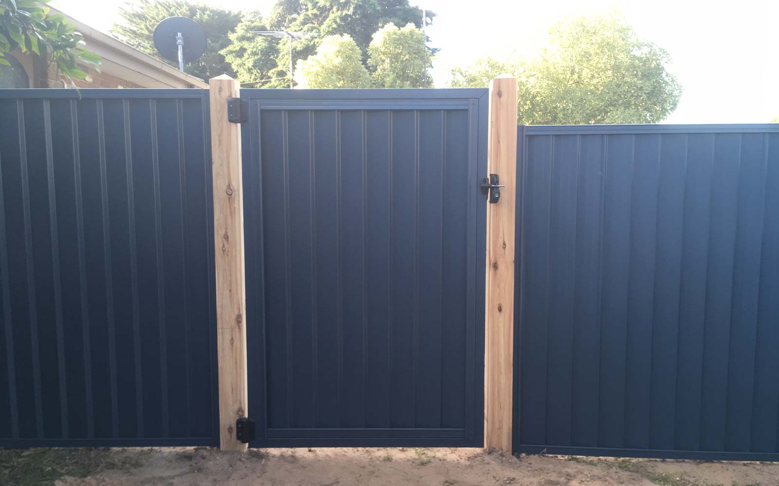 steel gate and fencing